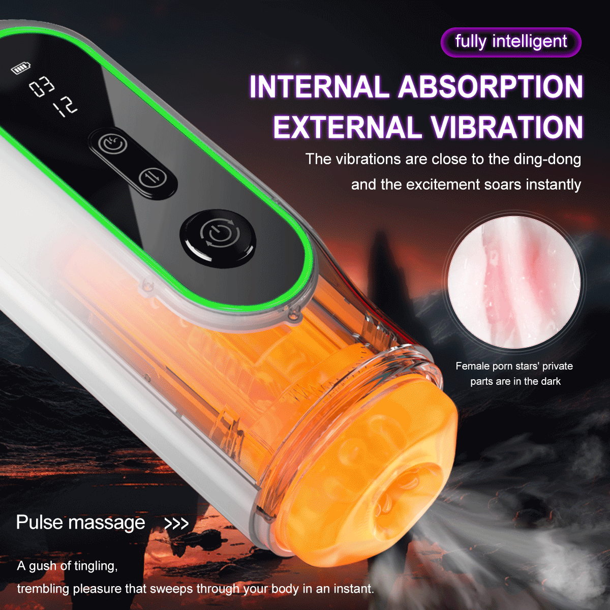 Pronounceable Voice Male Masturbation Cup - Sex with a Celebrity