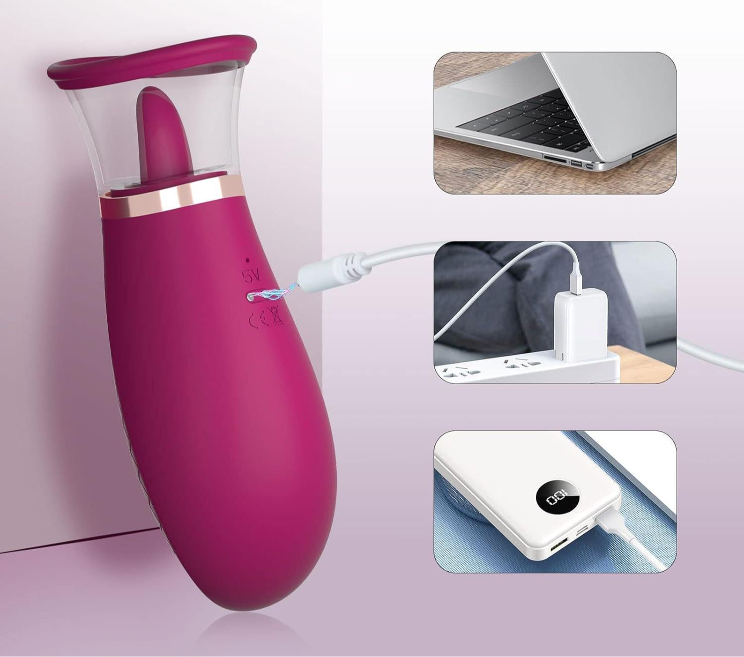 TongueNess - Celebrity Voice Clitoral Pump - Sex with a Celebrity