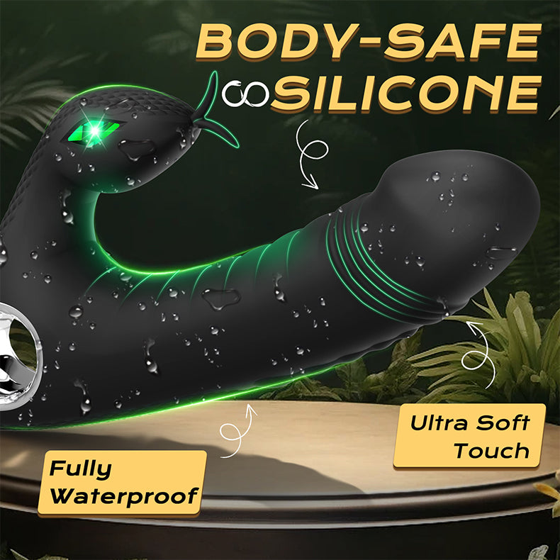 Bardi Snake Voice Dildo Rabbit Vibrator - Sex with a Celebrity