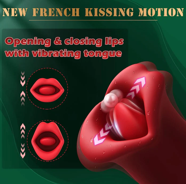 Celebrity Voice Big Mouth Tongue Licking Vibrator - Sex with a Celebrity