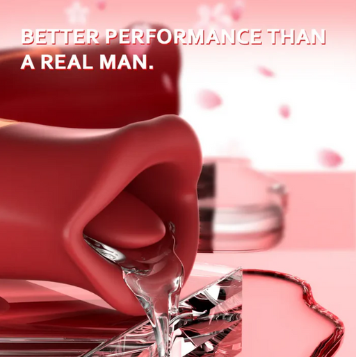 Celebrity Voice Big Mouth Tongue Licking Vibrator - Sex with a Celebrity