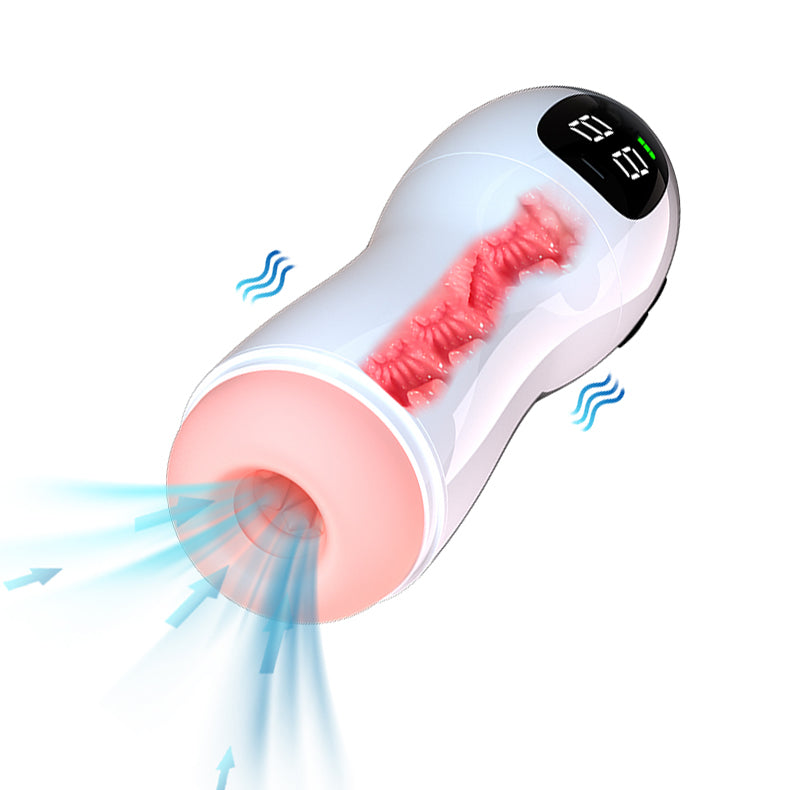 Realistic Sucking Male Masturbator – Sex with a Celebrity