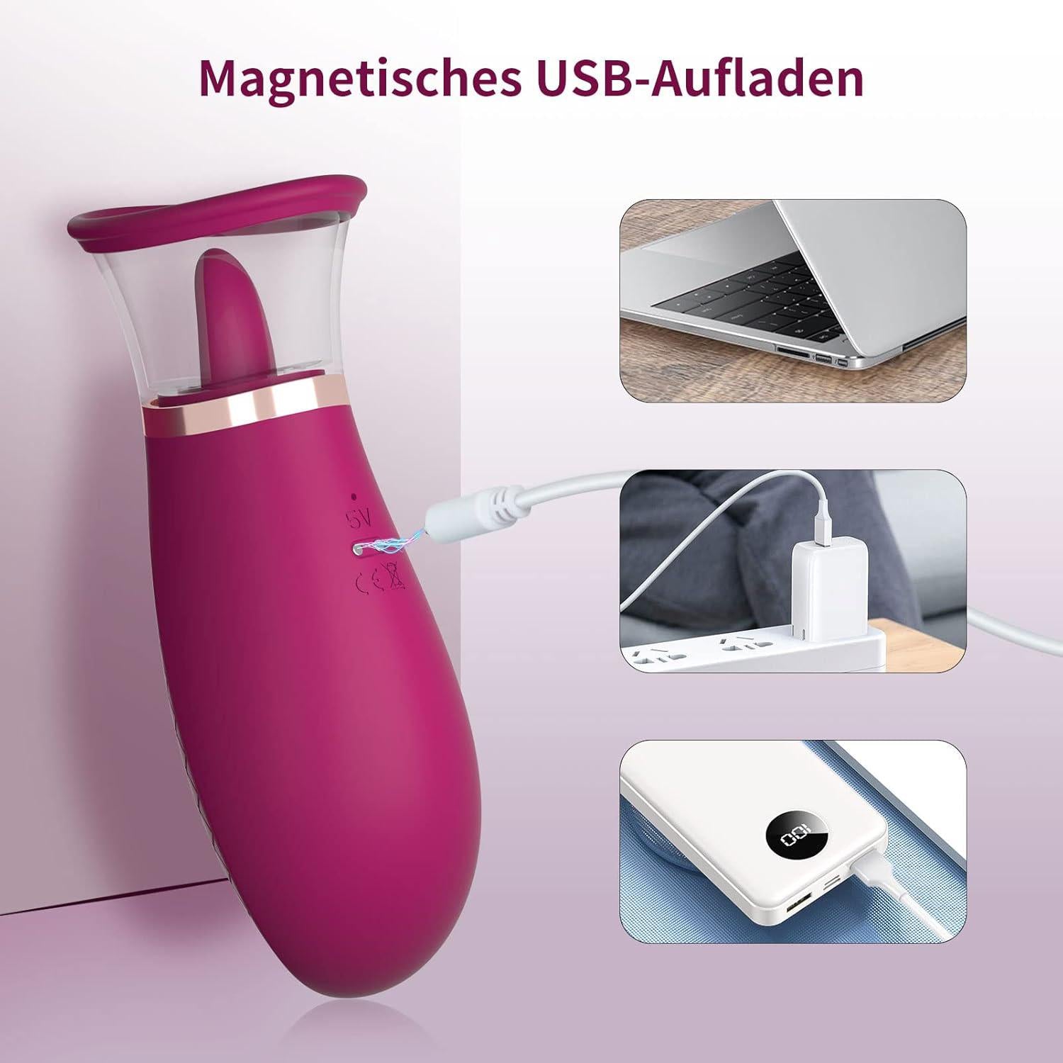 TongueNess - Celebrity Voice Clitoral Pump - Sex with a Celebrity