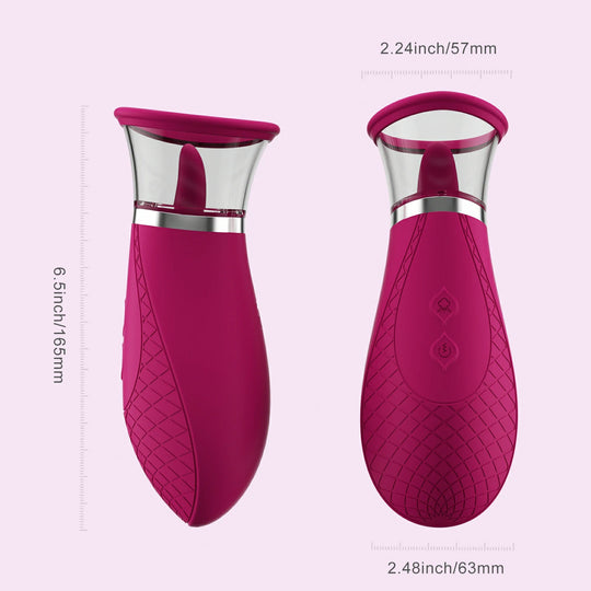 TongueNess - Celebrity Voice Clitoral Pump - Sex with a Celebrity