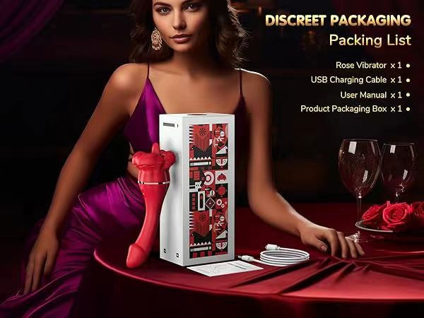 Double-head Licking Rose G-spot voice Vibrator - Sex with a Celebrity