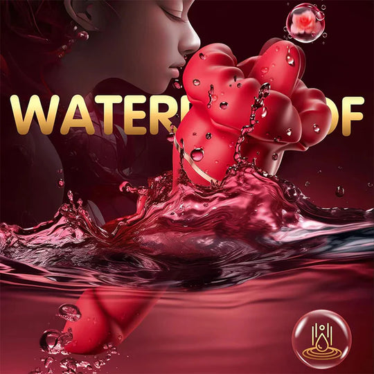 Double-head Licking Rose G-spot voice Vibrator - Sex with a Celebrity