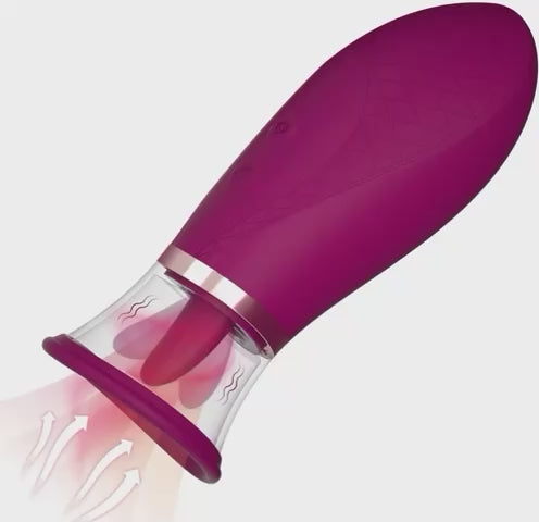 TongueNess - Celebrity Voice Clitoral Pump - Sex with a Celebrity